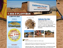 Tablet Screenshot of californiaplayfiber.com